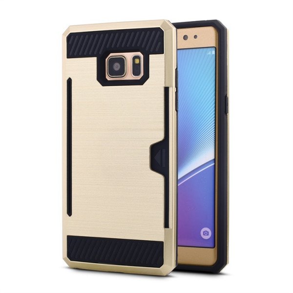 Wholesale Galaxy Note FE / Note Fan Edition / Note 7 Credit Card Armor Case (Champagne Gold)